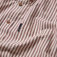 Ben Sherman Recycled Cotton Oxford | Red Stripe
