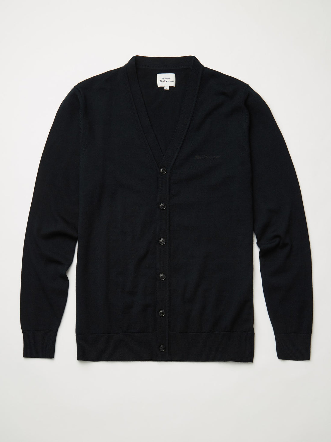 Ben Sherman Merino Blend Cardigan | Dark Green or Black