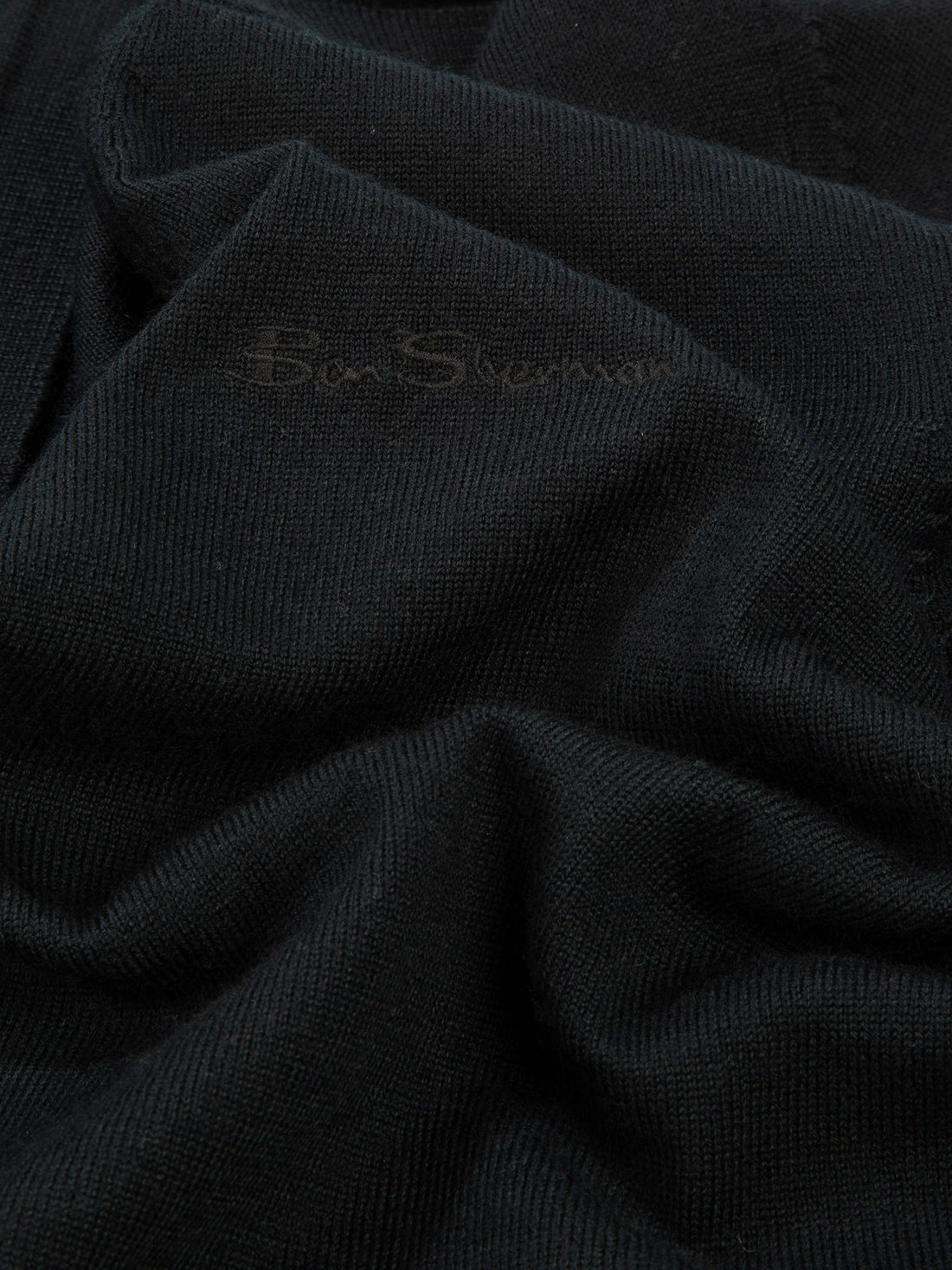 Ben Sherman Merino Blend Cardigan | Dark Green or Black