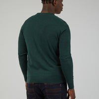 Ben Sherman Merino Blend Cardigan | Dark Green or Black