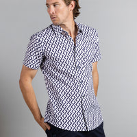 Cutler & Co Short Sleeve Shirt | Navy