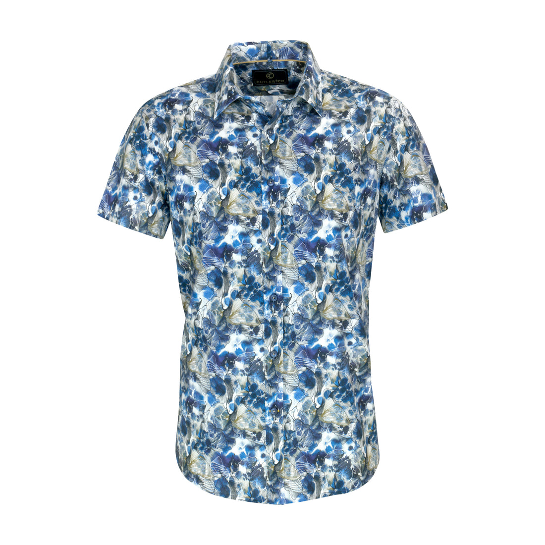 Cutler & Co Short Sleeve Shirt | Oil Blue