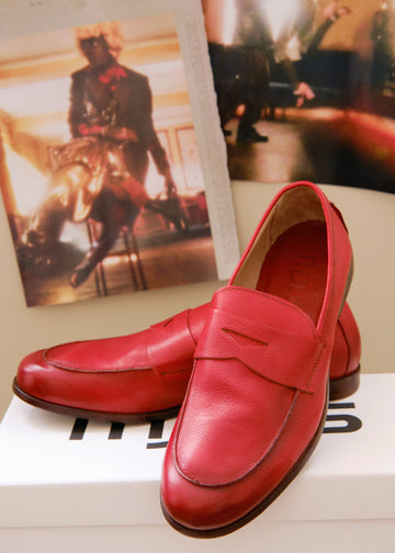 Mjus Pelle Loafer Shoes | Cherry