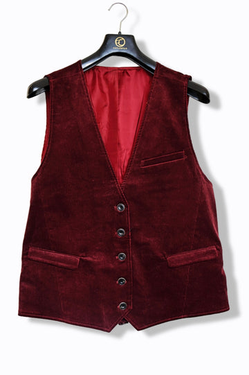 Cutler & Co Pip Waistcoat | Port or Espresso