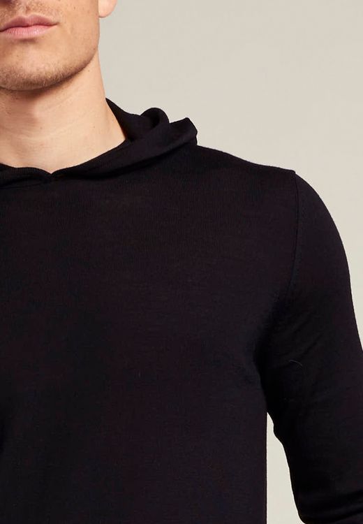 Dstrezzed Merino Hoody |  Black or Blue Opal
