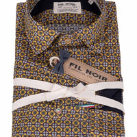 Fil Noir Treviso HBD L/S Shirt | Mustard