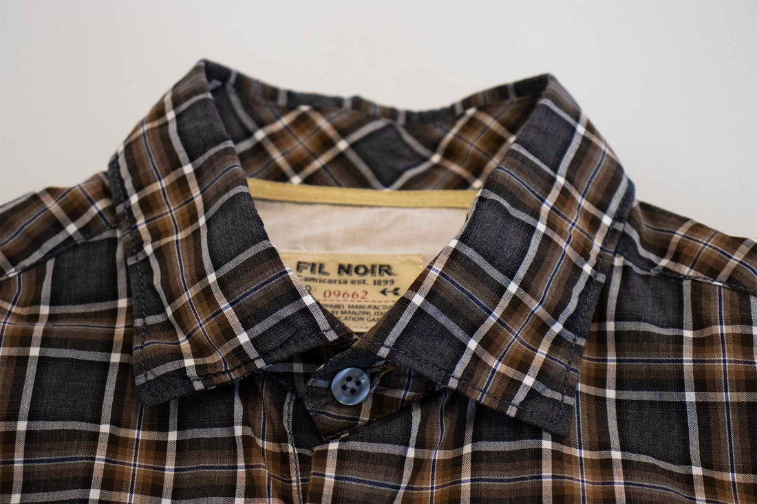 Fil Noir Roma L/S Shirt | Brown