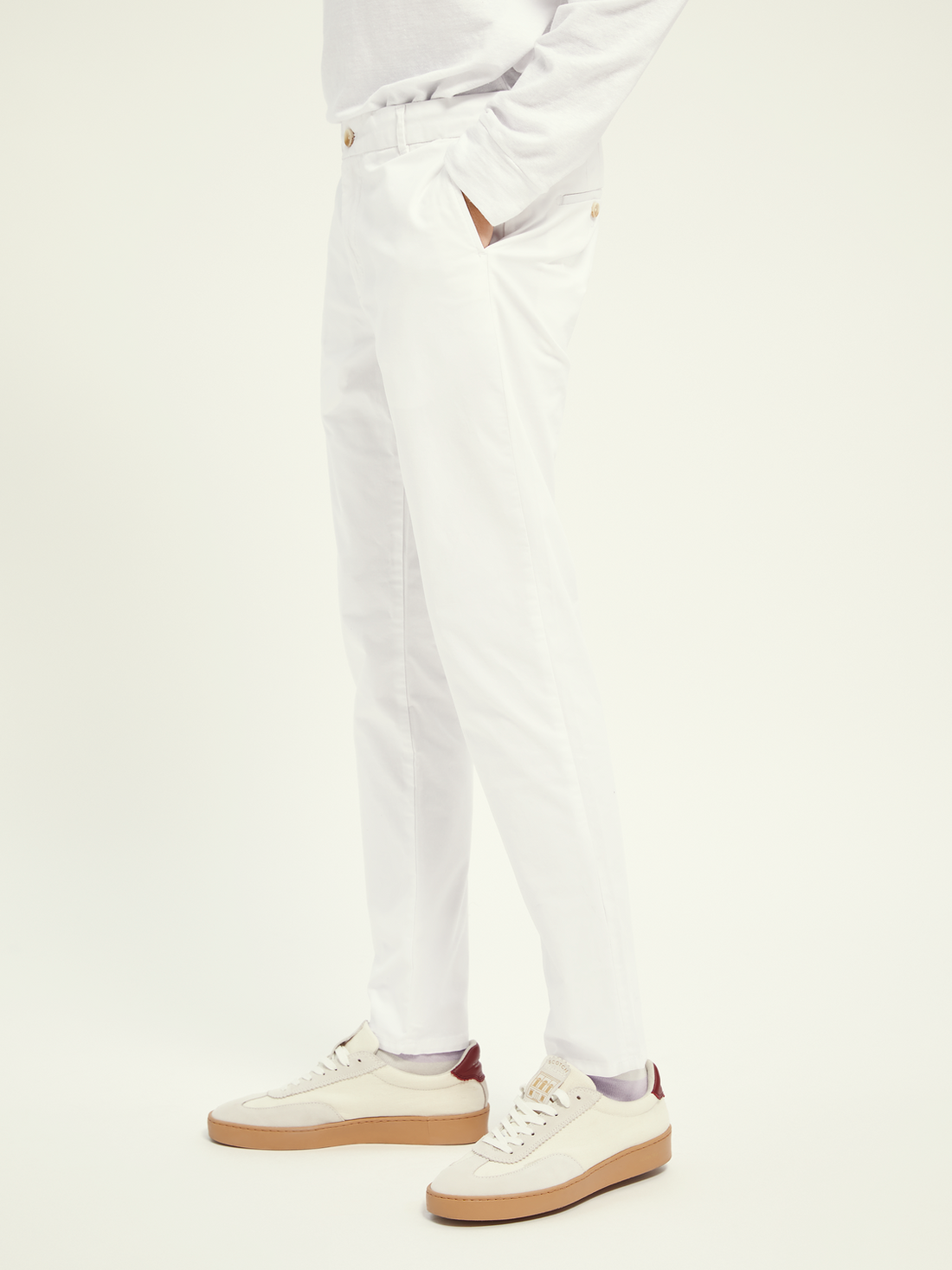 Scotch & Soda MOTT Classic Chinos | White
