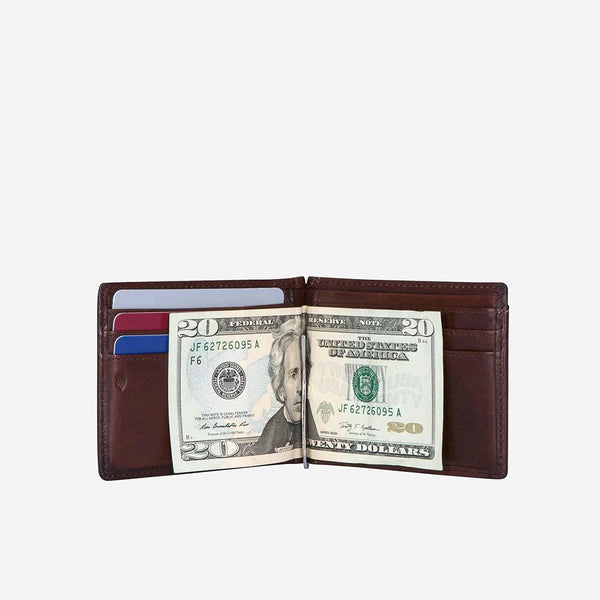 Jekyll &amp; Hide Leather Money Clip Wallet | Coffee