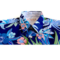 John Lennon S/S Shirt | Blue Floral