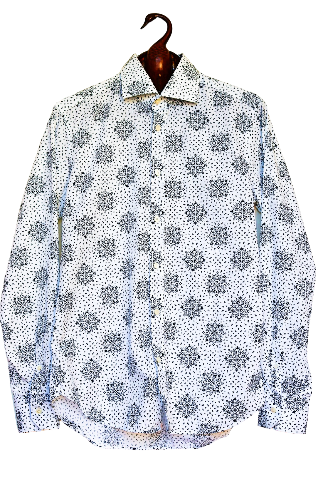 Osvaldo Trucchi L/S Shirt W2152-6 | Navy