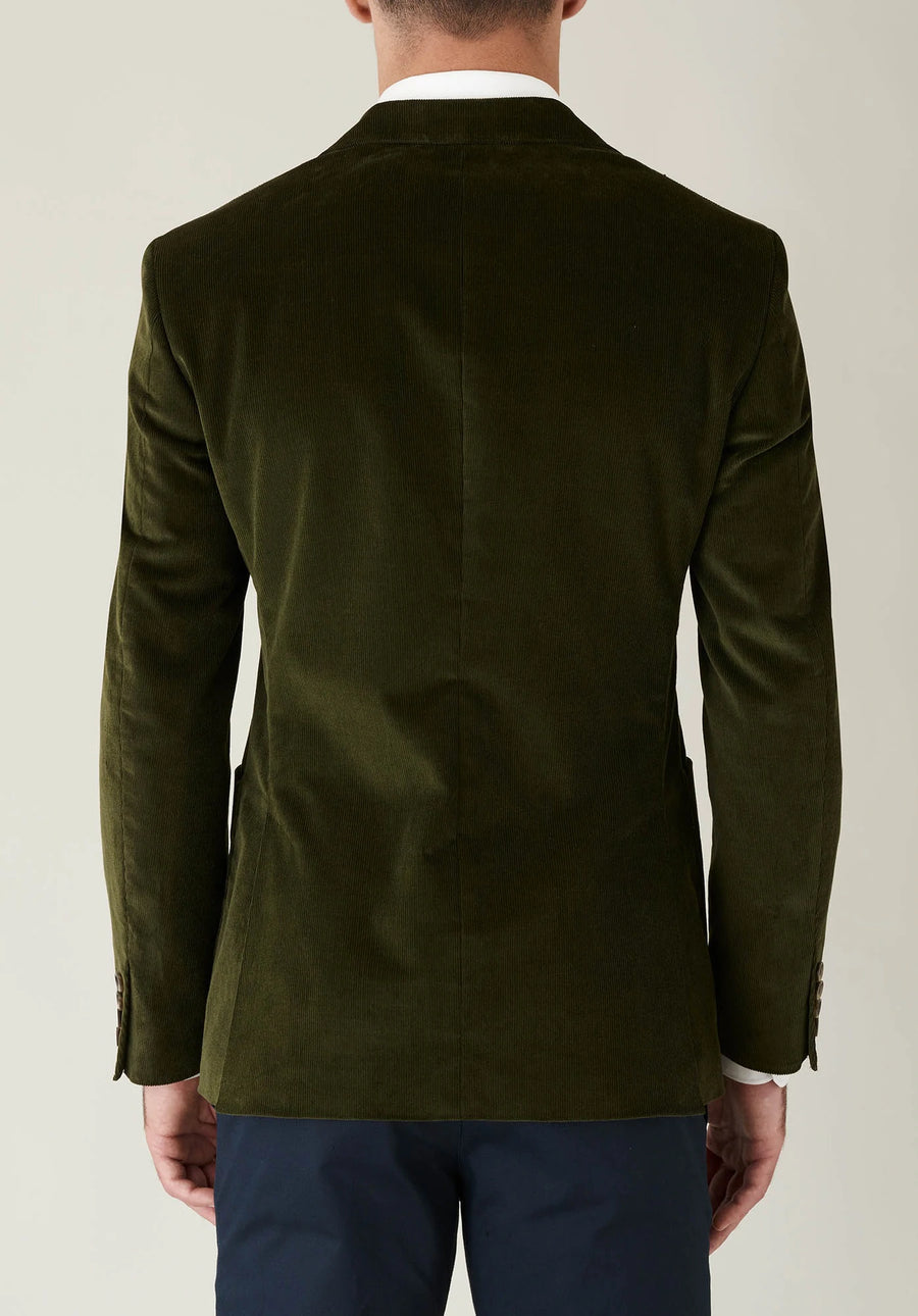 Joe Black Guard Babycord Blazer | Olive