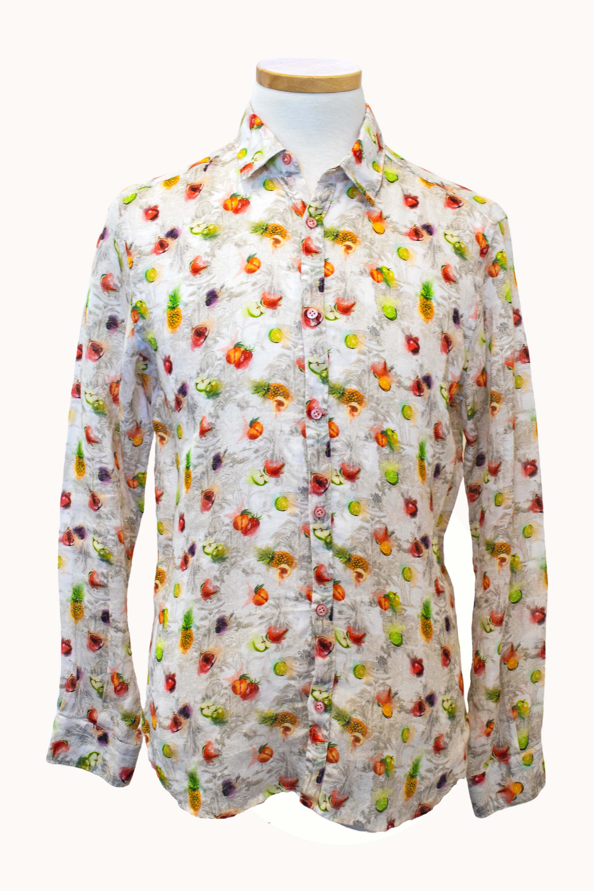 Poggianti Tropical Linen L/S Shirt