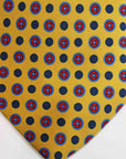 Rembrandt Tie | Yellow Red Navy Dot