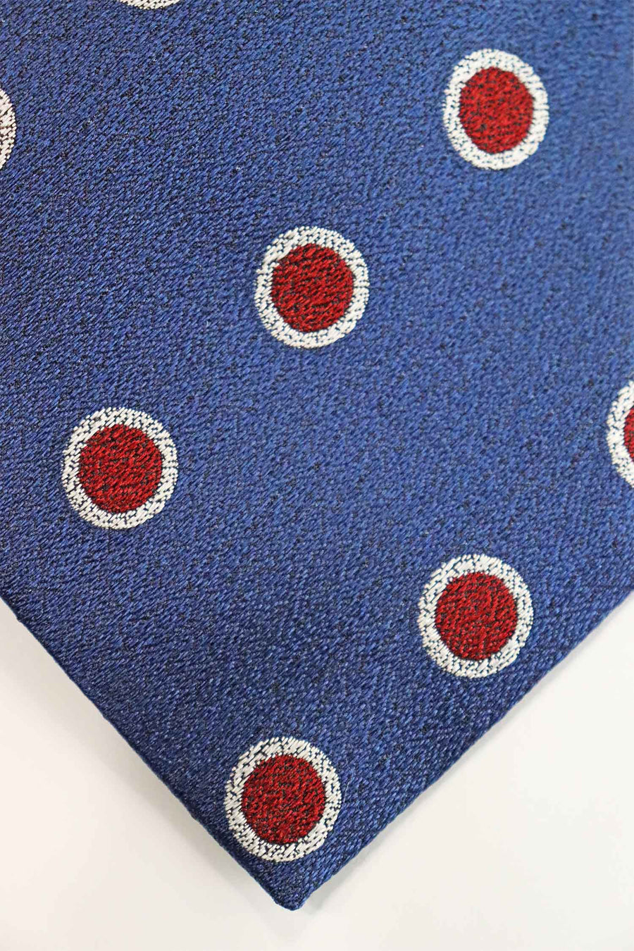 Rembrandt Tie | Blue & Wine Dots