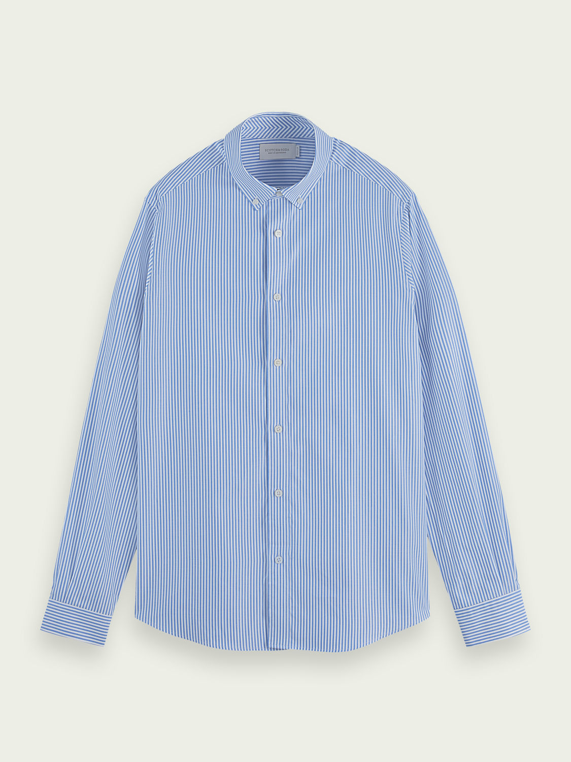 Scotch &amp; Soda Classic Organic Cotton L/S Shirt | Blue