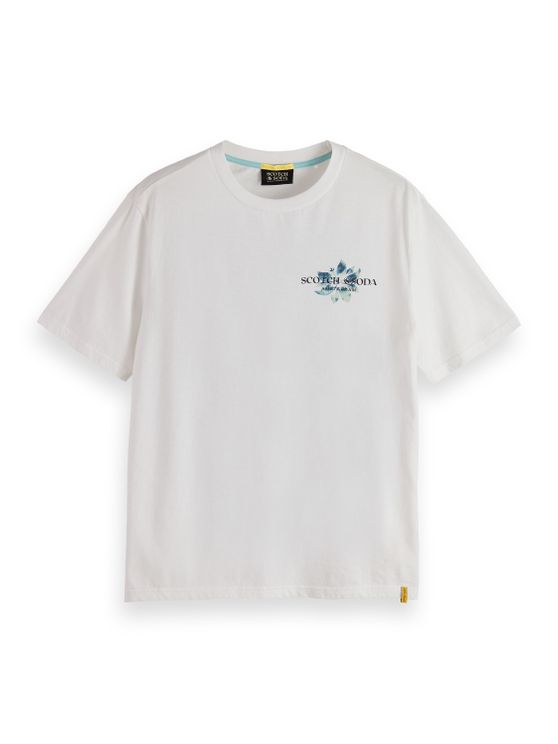 Scotch & Soda Jersey Crew T-Shirt | White