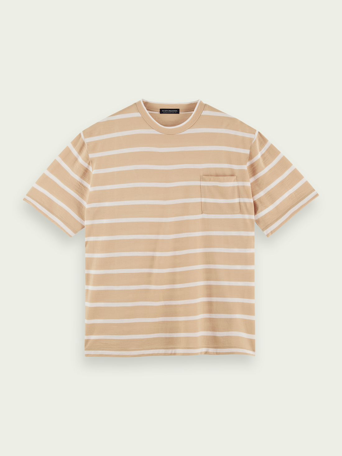 Scotch & Soda Merino Jersey Crewneck T-Shirt