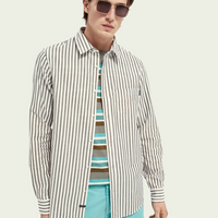 Scotch & Soda Relaxed Fit L/S Shirt | Stripe