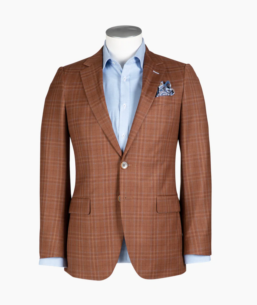 Rembrandt Hawker Sports Coat | Brick Check