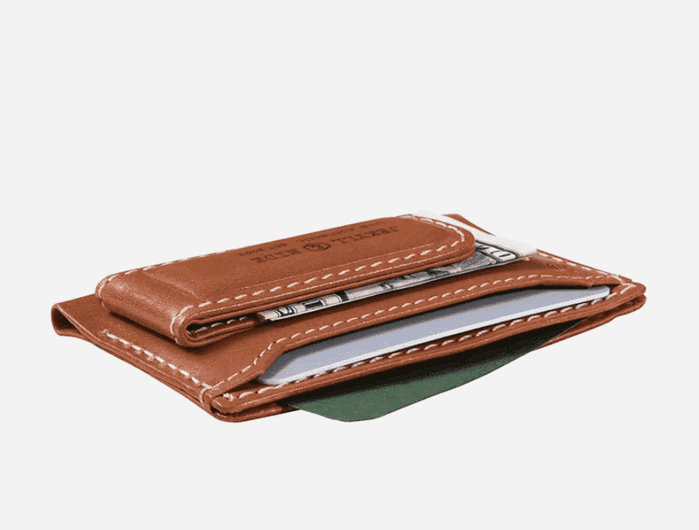 Jekyll & Hide Money Clip Card Holder | Tan