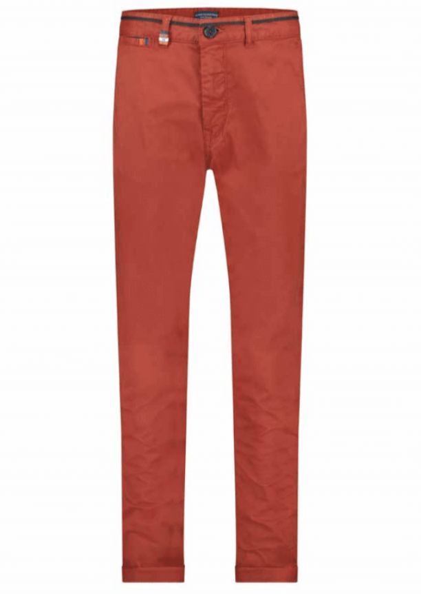A Fish Named Fred Garment Dye Chino | Red