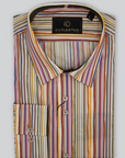Cutler & Co Nigel L/S Shirt | Dynamite Multi Stripe