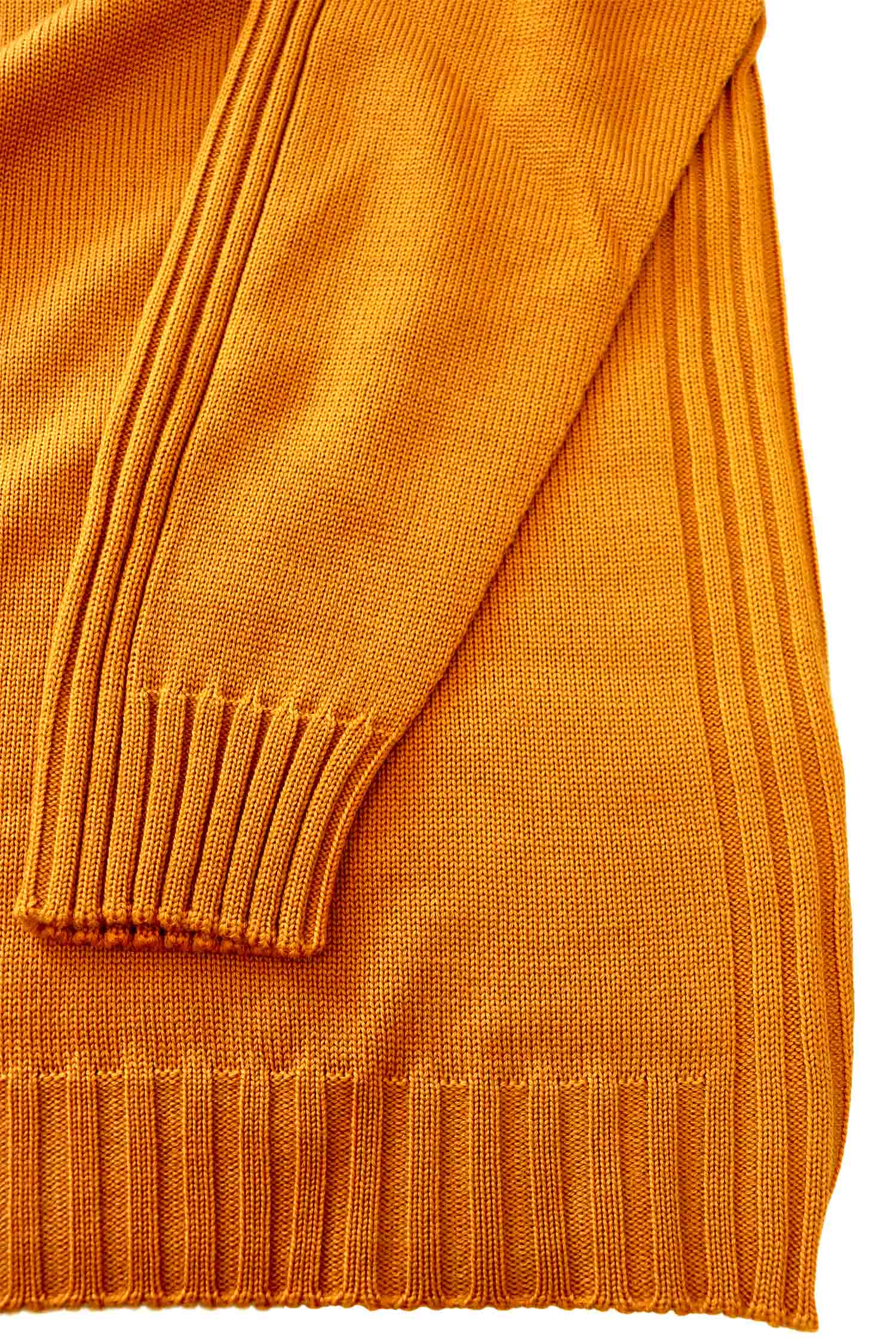 Standard Issue Merino Zip Collared Jumper | Amber or Saffron