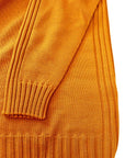 Standard Issue Merino Zip Collared Jumper | Amber or Saffron
