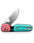 The James Brand the Redstone Serrated| Coral + Turquoise