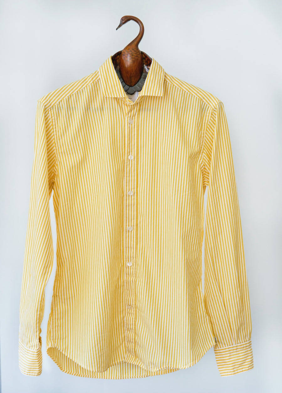 Osvaldo Trucchi Stripe L/S Shirt | Yellow or Orange