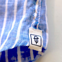 Osvaldo Trucchi Linen L/S | Sea Stripe