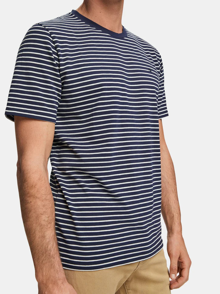 Scotch & Soda Tee | Navy Stripe