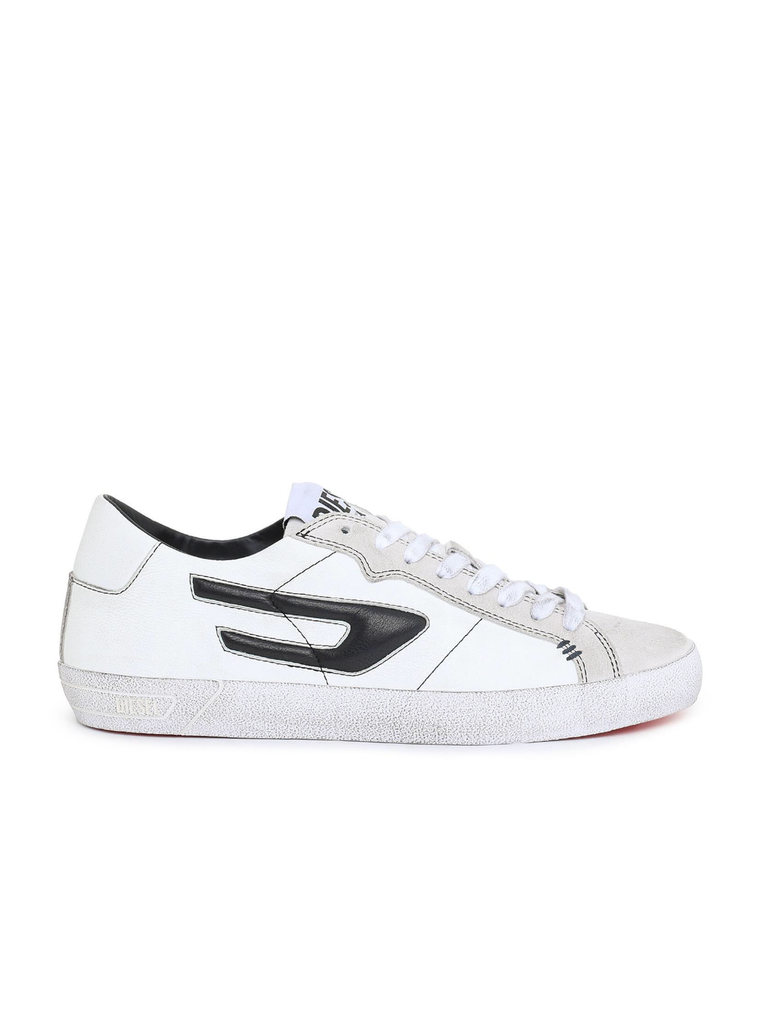 Diesel LEROJI LOW Sneaker | White & Black