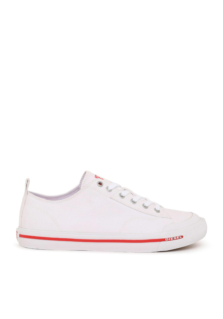 Diesel S-ATHOS LOW Sneakers | White & Red