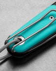 The James Brand the Redstone Serrated| Coral + Turquoise