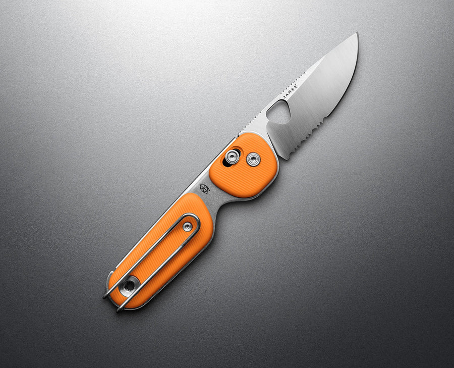 The James Brand the Redstone | Tangerine + Stainless