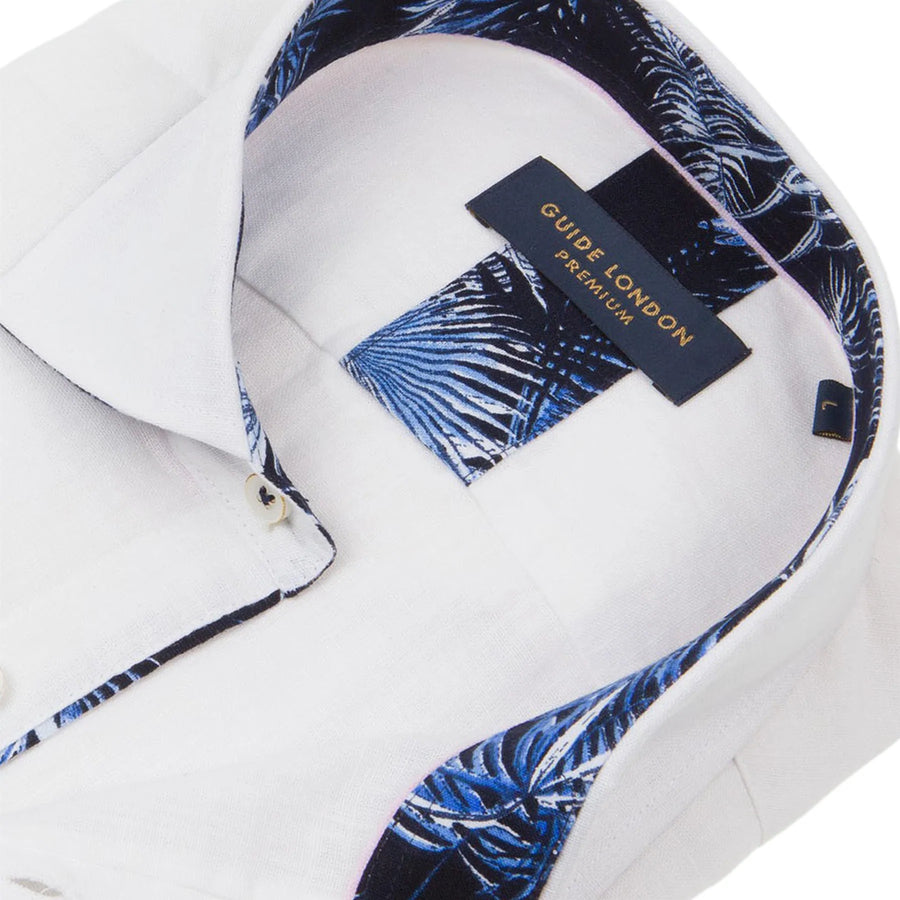 Guide London S/S Shirt | White Linen