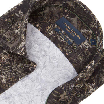 Guide London L/S Cotton Sateen | Owls