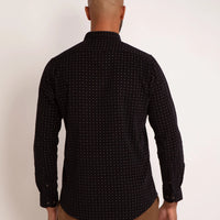 Guide London L/S Shirt | Corduroy Geometric
