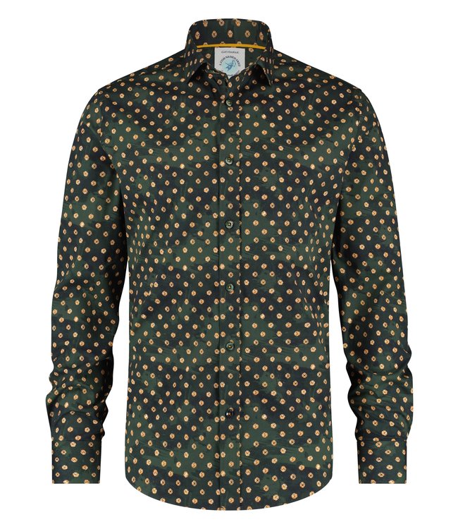 A Fish Named Fred L/S Shirt Snow Flake | Green