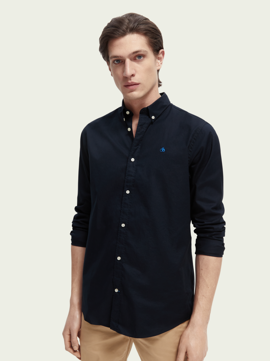 Scotch & Soda Organic Oxford L/S Shirt | Night