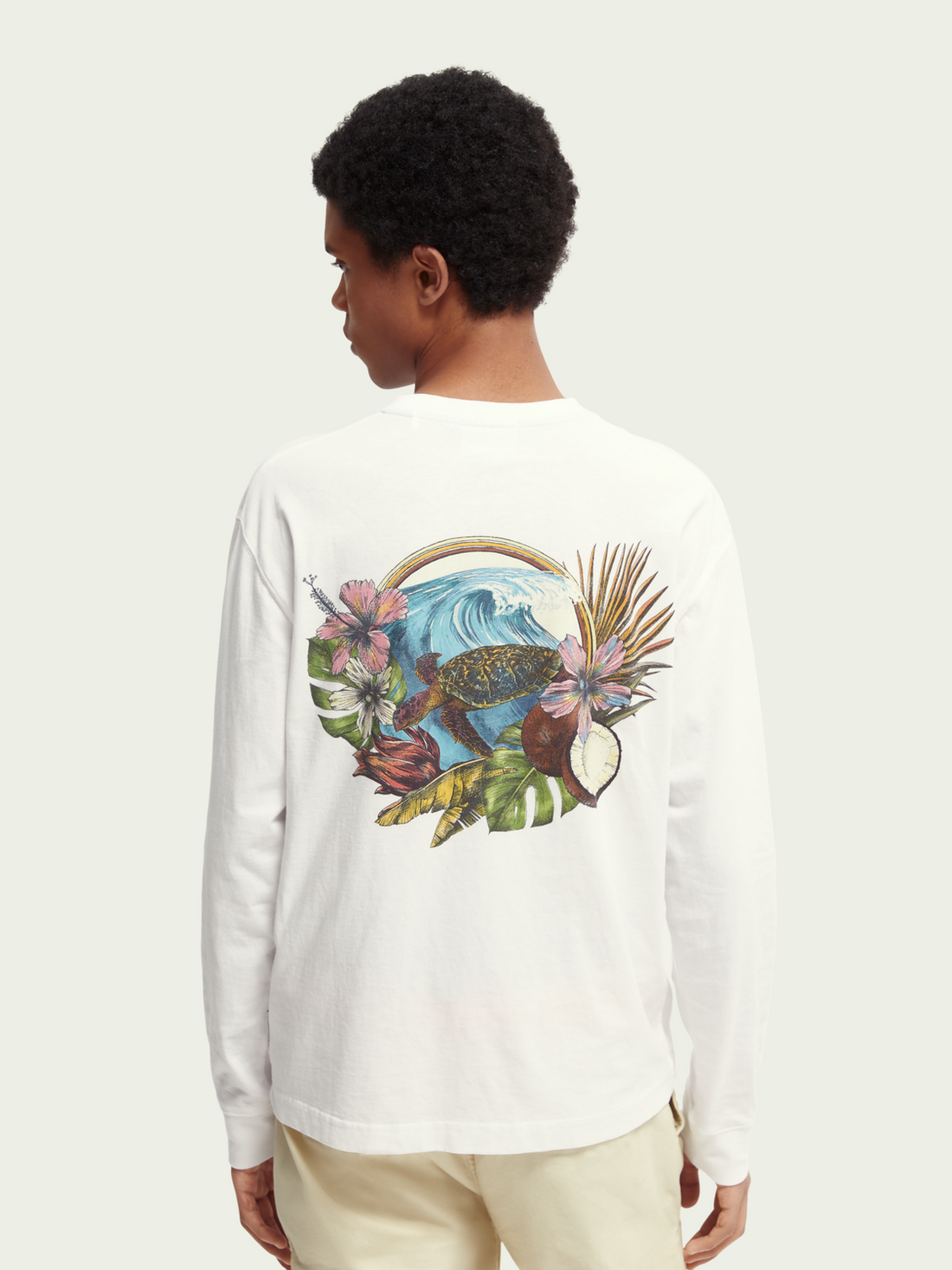 Scotch & Soda Long Sleeve | Heavy White