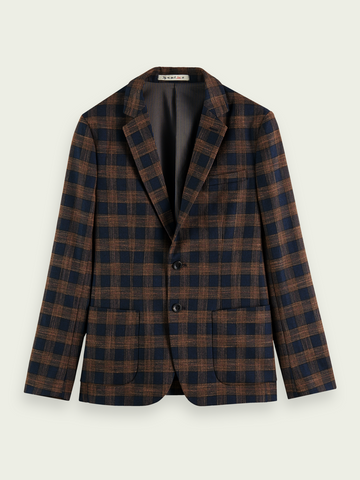Scotch & Soda Yarn Dyed Blazer | Dark Check
