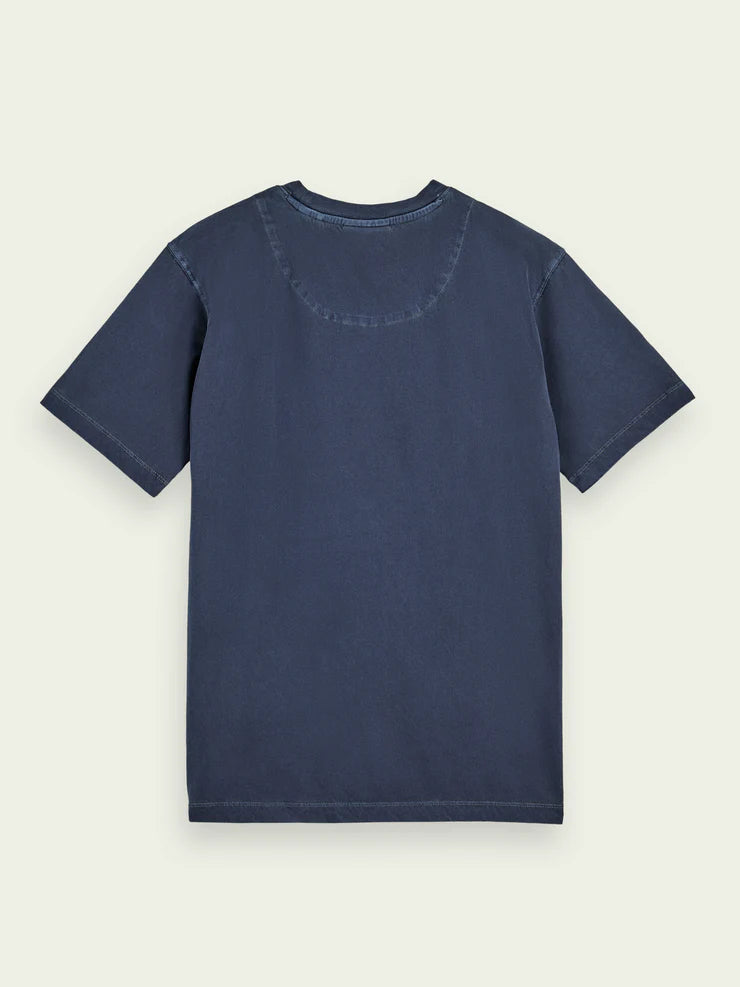 Scotch &amp; Soda Garment-dyed T-Shirt | Candy or Blue