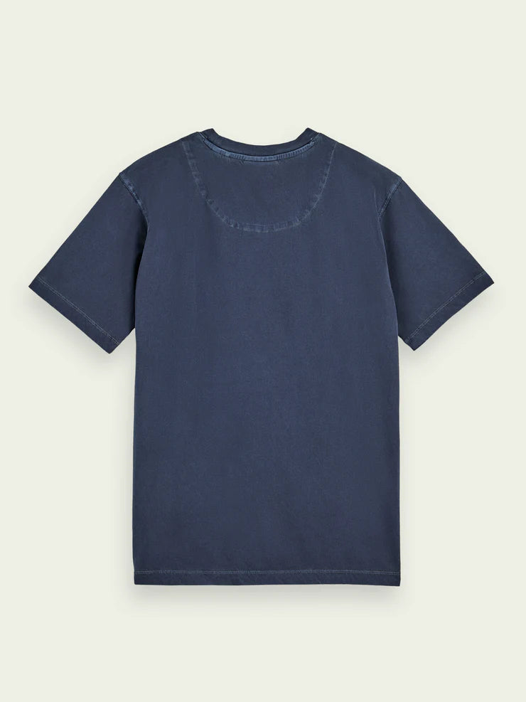Scotch & Soda Garment-dyed T-Shirt | Candy or Blue