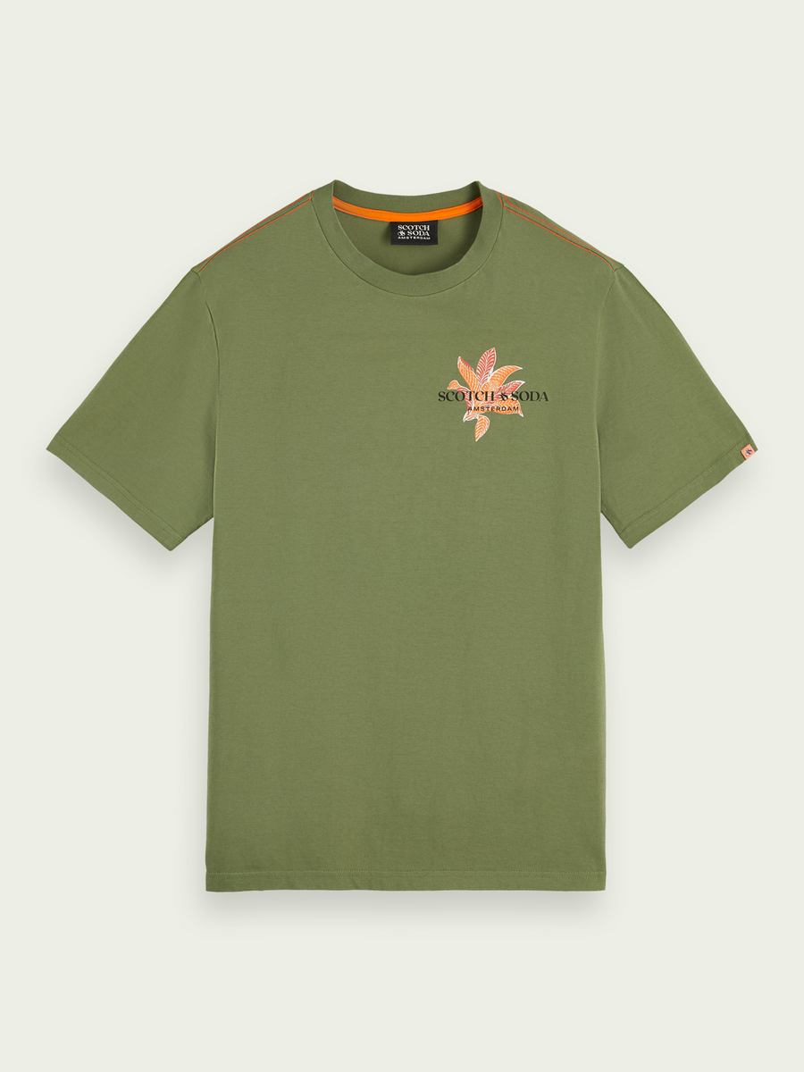 Scotch & Soda Organic Tee | Army