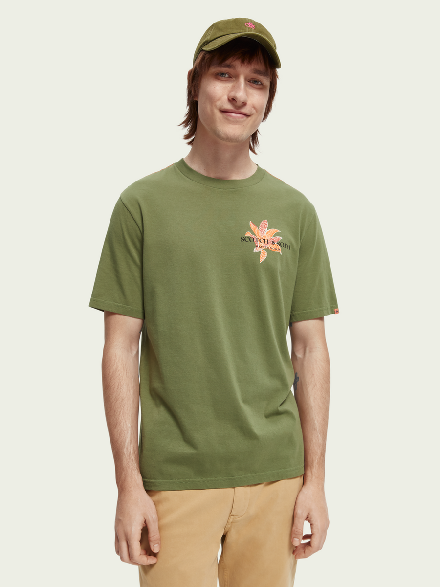 Scotch & Soda Organic Tee | Army