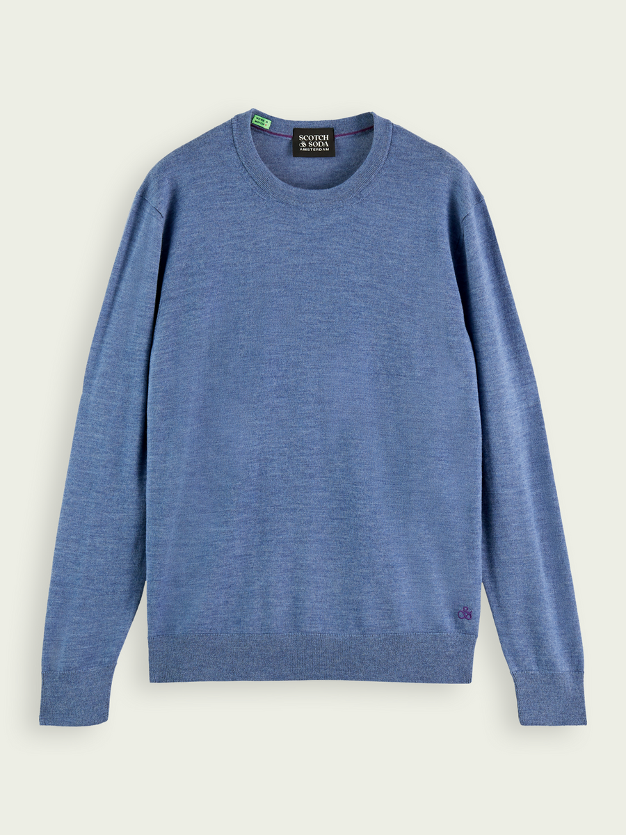 Scotch & Soda Organic Wool Sweater | Mars or Blue