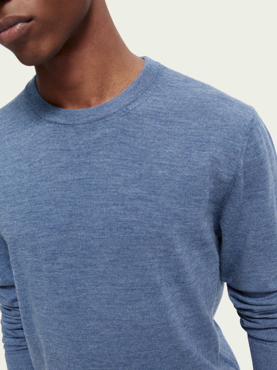 Scotch & Soda Organic Wool Sweater | Mars or Blue